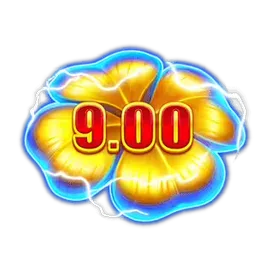 Sticky Bonus clover symbol with lightning accent that locks on the reels
